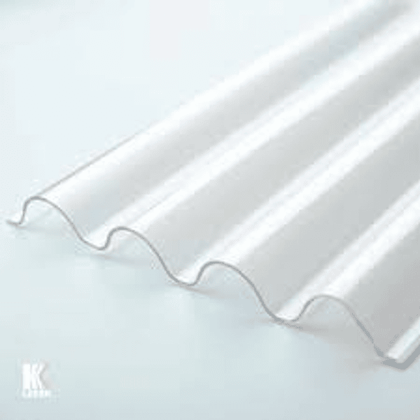 POLICARBONATO ONDULADO 0,5MM X 3,50MT TRANSPARENTE