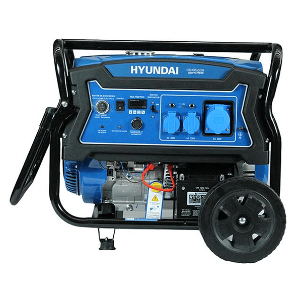 GENERADOR GASOLINA HYUNDAI 82HYG7750E 5.5KW P/ELEC