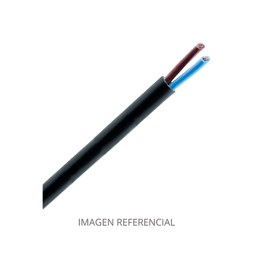 CORDON ELECTRICO 2X1.00 NEGRO (MT)