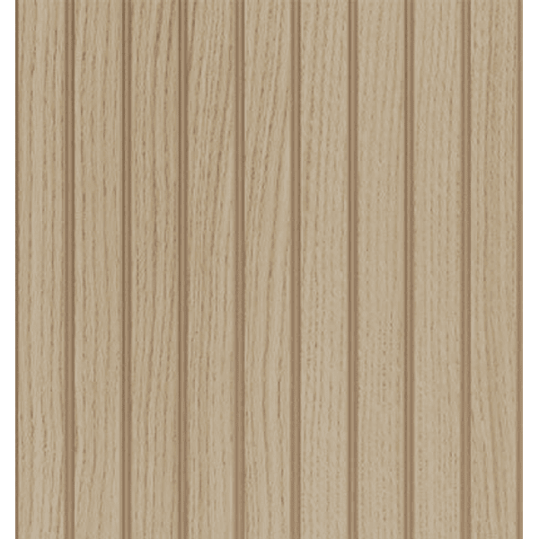 TABLERO TRUPAN MELAMINA RANURADO W ROBLE AMERICANO