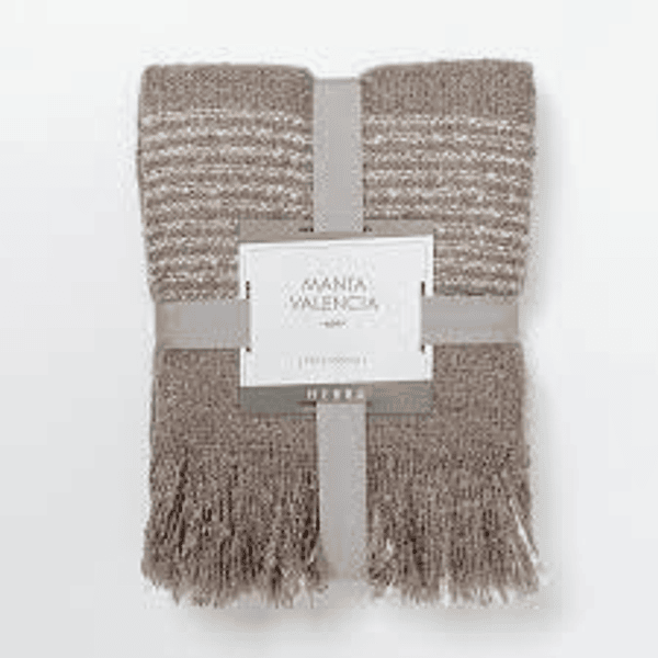 MANTA VALENCIA 125X150 GRIS DIB