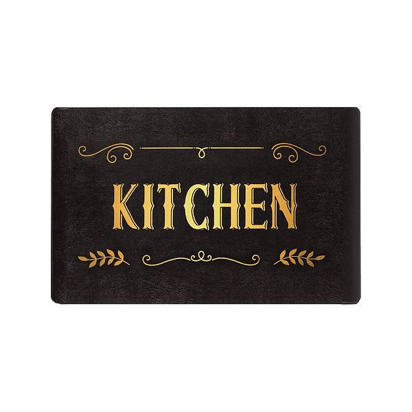 LIMPIA PIES KITCHEN GOLD DESING 45 X 75 CM DIB