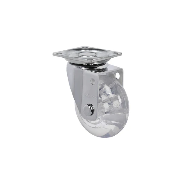 RUEDA SILICONA 35MM C/FRENO DUCASSE