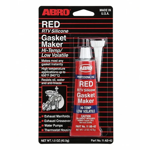 SILICONA ROJA 85 GRS ABRO