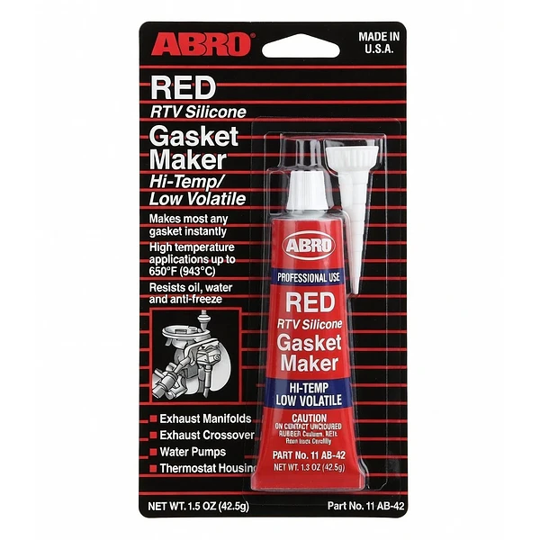 SILICONA ROJA 85 GRS ABRO