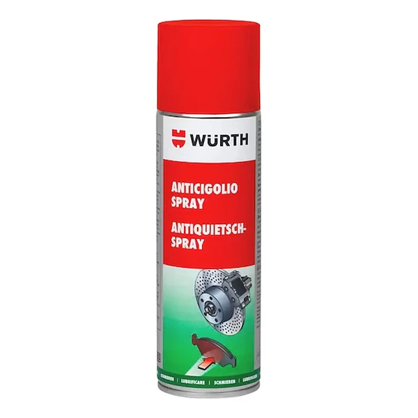 SPRAY ANTICHIRRIDO PASTILLAS DE FRENO 300ML WURTH