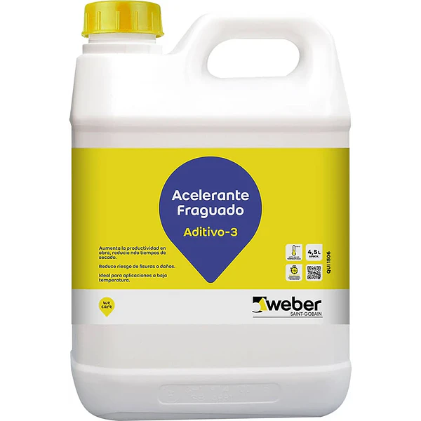 ACELERANTE FRAGUADO ADITIVO -3 WEBER 4.5LT