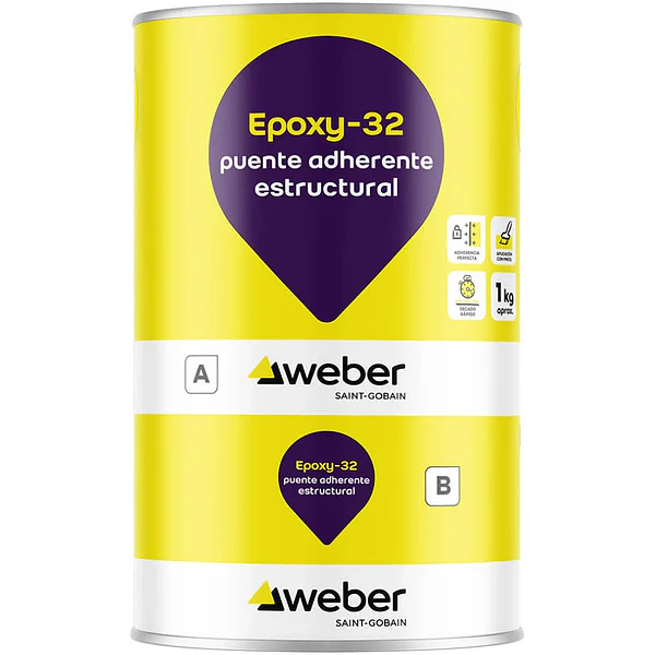 PUENTE ADHERENTE ESTRUCTURAL EPOXI 32 1KG