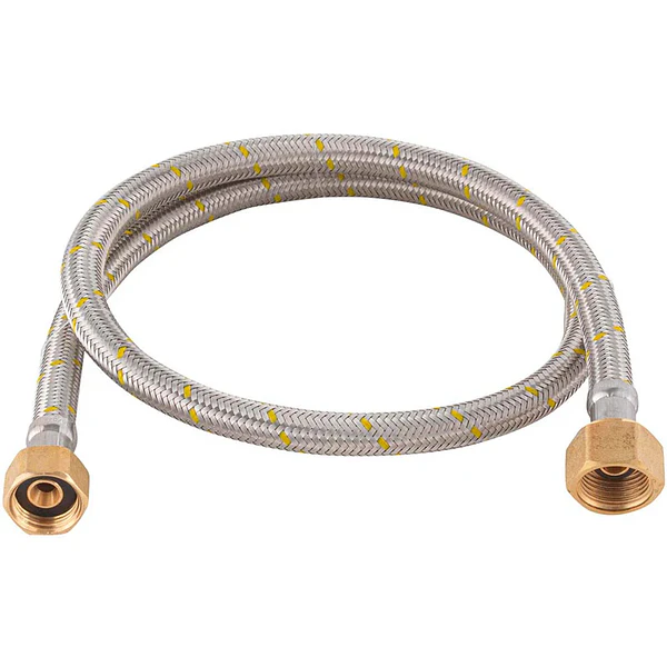 FLEXIBLE GAS 1/2" HI X 3/8" HI IZQ STRETTO 60CM