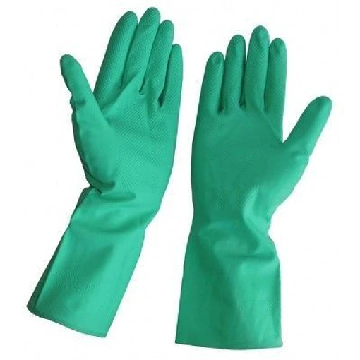 GUANTES DE NITRILO VERDE
