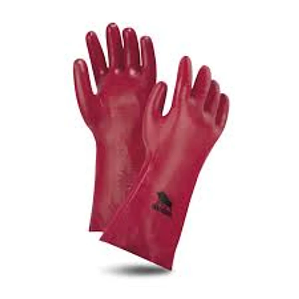 GUANTE PVC ROJO 45 CM BLACKBULL