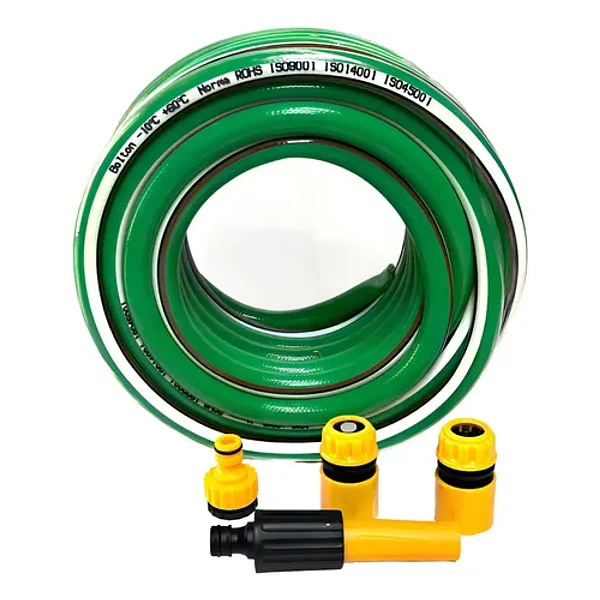 MANGUERA PVC ANTITORSION BOLTON 3/4" X 25MT KIT