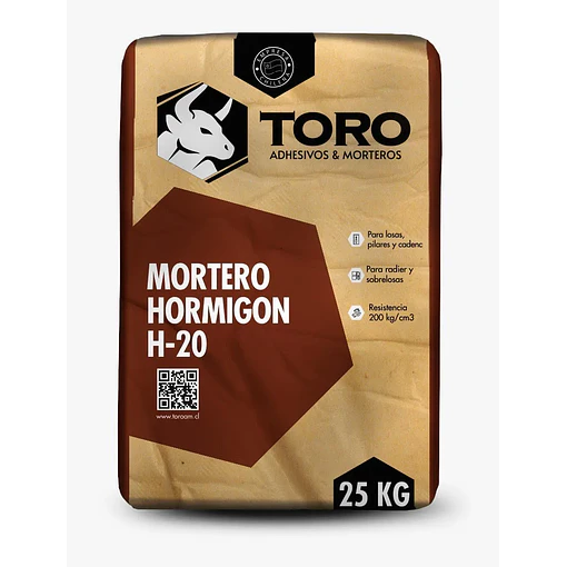 HORMIGON PREPARADO H-20 TORO 25KG