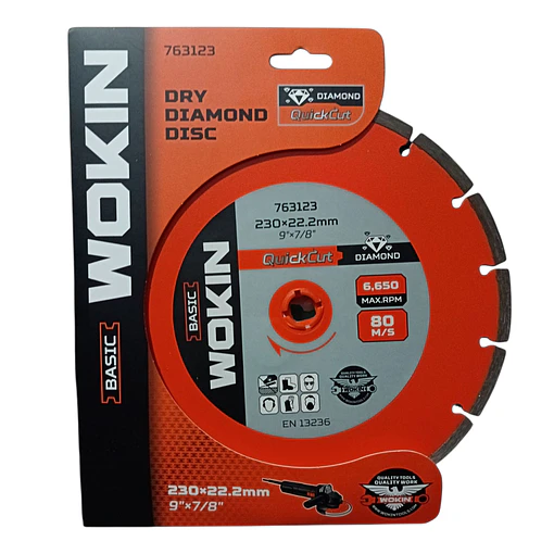 DISCO DIAMANTADO SEGMENTADO 9" WOKIN