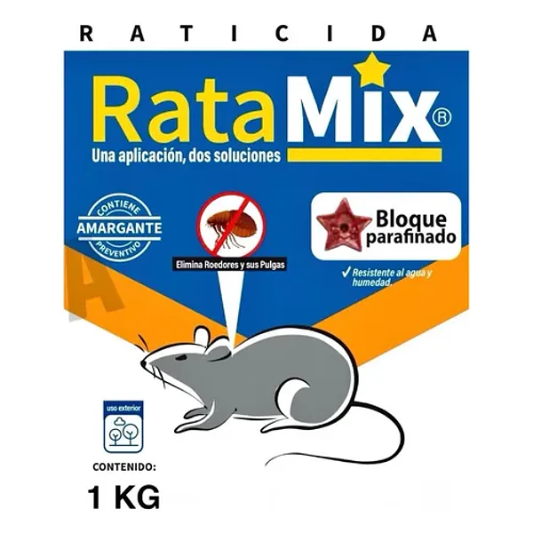 RATAMIX BLOQUE PARAFINADO 100GR