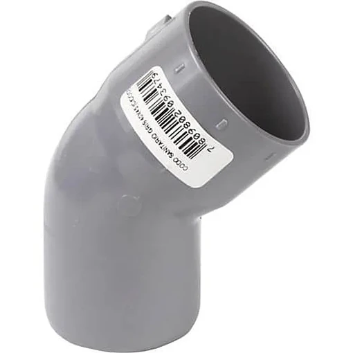 CODO PVC SANITARIO 45° 50MM