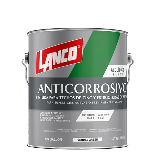 ANTICORROSIVO PINTURA ZINC LANCO VERDE 1GL