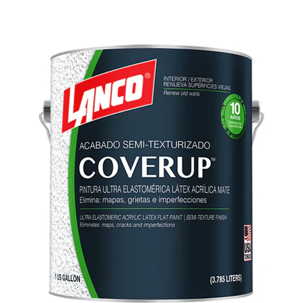 COVER UP SEMI TEXTURIZADO BLANCO / PASTEL LANCO