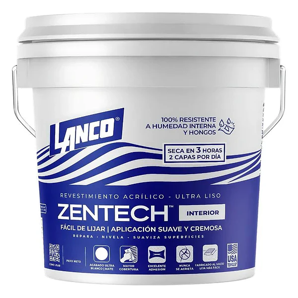 PASTA MURO INTERIOR ZENTECH 1GL 6KG LANCO