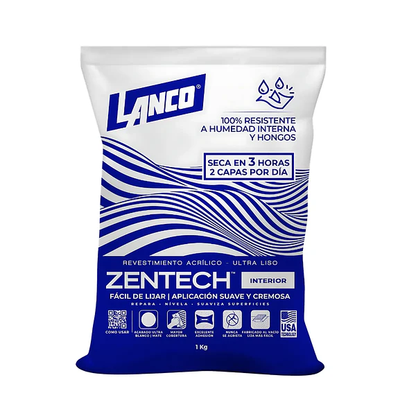 PASTA MURO INTERIOR ZENTECH 1KG LANCO