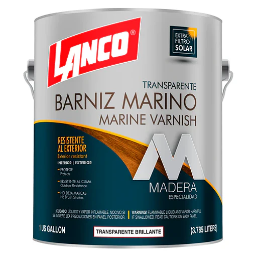 BARNIZ MARINO TRANSPARENTE LANCO 1GL