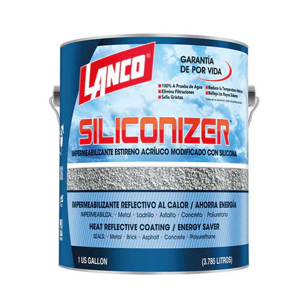 SELLADOR TECHO LANCO SILICONIZER VERDE 1GL