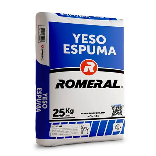 YESO ESPUMA ROMERAL 25 KG