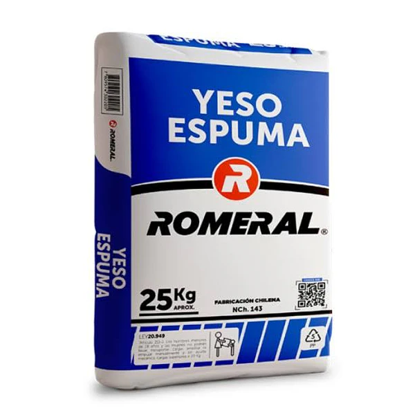 YESO ESPUMA ROMERAL 25 KG
