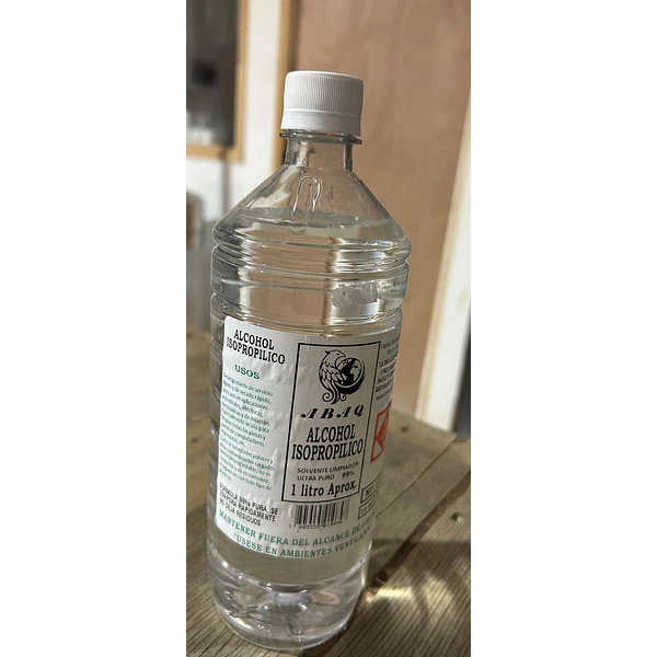 ALCOHOL ISOPROPILICO 1 LITRO ABAQ