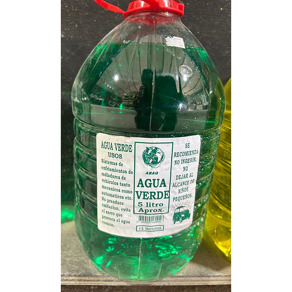 AGUA VERDE 5 LITROS ABAQ