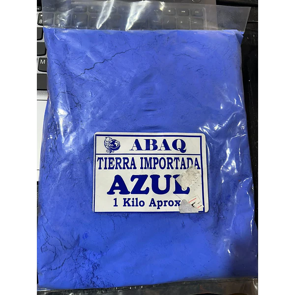 TIERRA COLOR AZUL 1 KG ABAQ