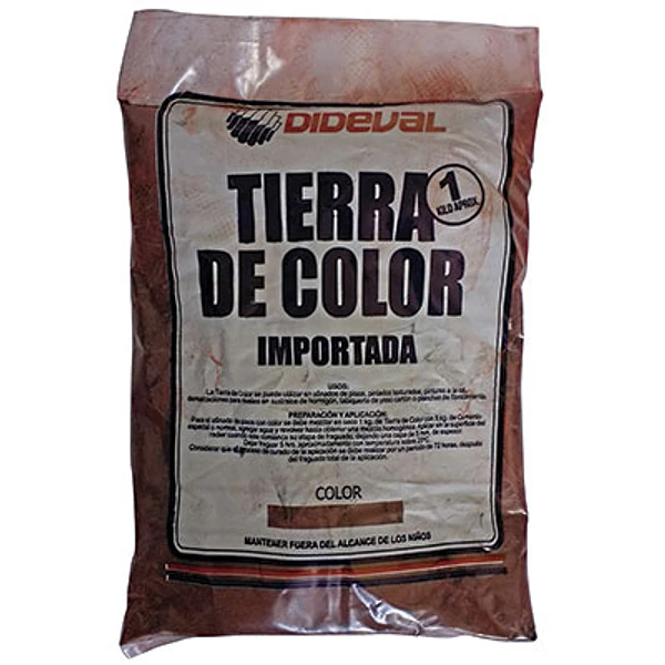 TIERRA DE COLOR ROJA