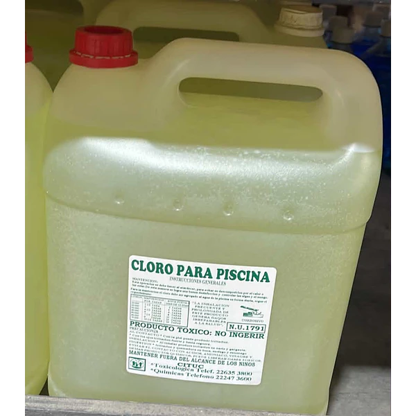 CLORO LIQUIDO PISCINA 10 LITROS ABAQ