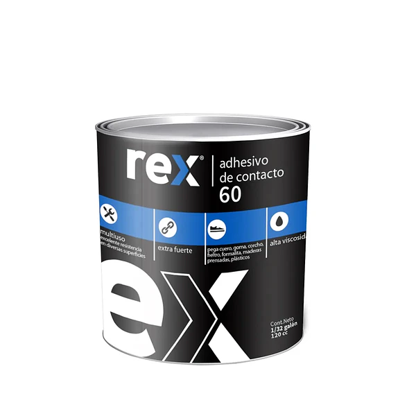 ADHESIVO CONTACTO REX 60 120CC