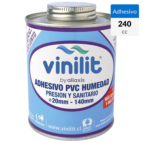 ADHESIVO PVC HUMEDAD VINILIT TARRO 240CC