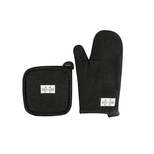 SET TOMA OLLLA Y GUANTE NEGRO
