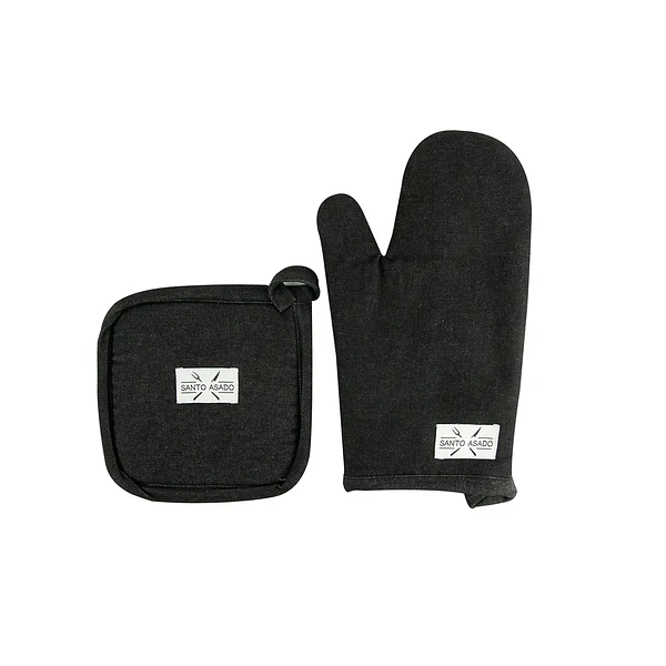SET TOMA OLLLA Y GUANTE NEGRO