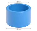 BUJE REDUCCION PVC HIDRAULICO 40MM X 32MM