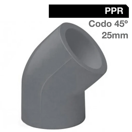 CODO PPR 45* 25MM