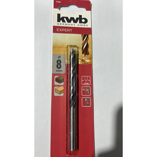 BROCA MADERA KWB 511468 8MM