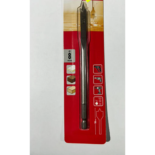 BROCA PALETA MADERA 8MM KWB 512408