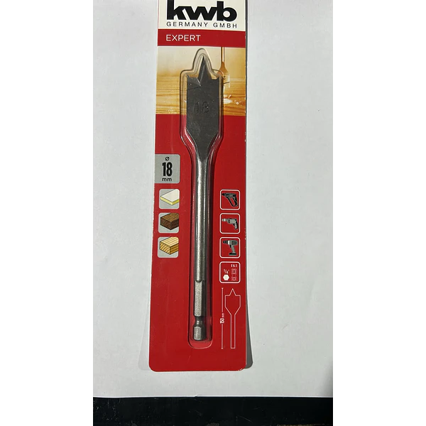 BROCA PALETA MADERA 18MM KWB 512418