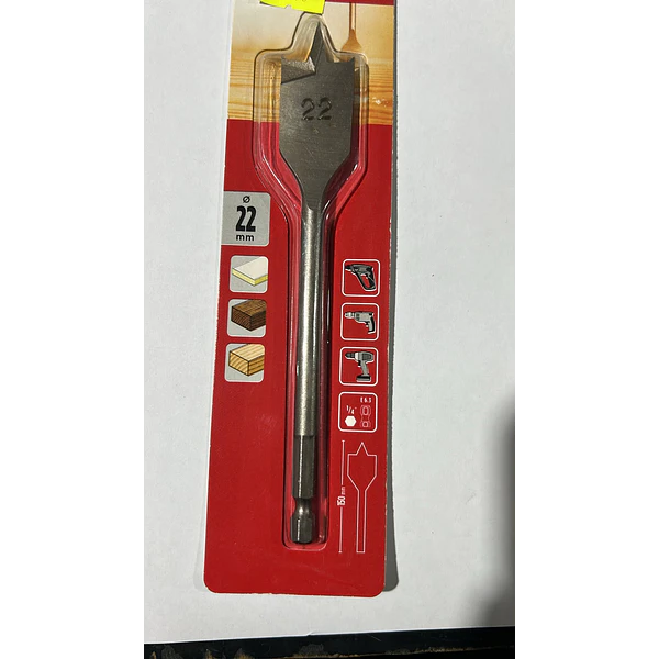 BROCA PALETA MADERA 22MM KWB 512422
