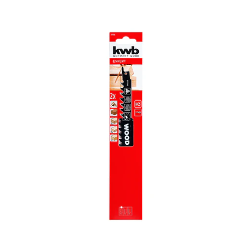 HOJA SIERRA SABLE MADERA 242MM X 2U KWB 571115