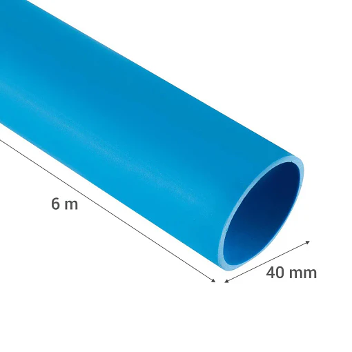 TUBERIA PVC HIDRAULICO 40MM X 6 MT