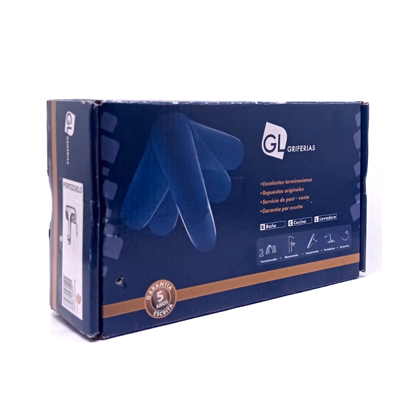 Monomando Lavatorio Portezuelo Piazza | Grifo Baño Cromado C/ Cartucho Cerámico 4