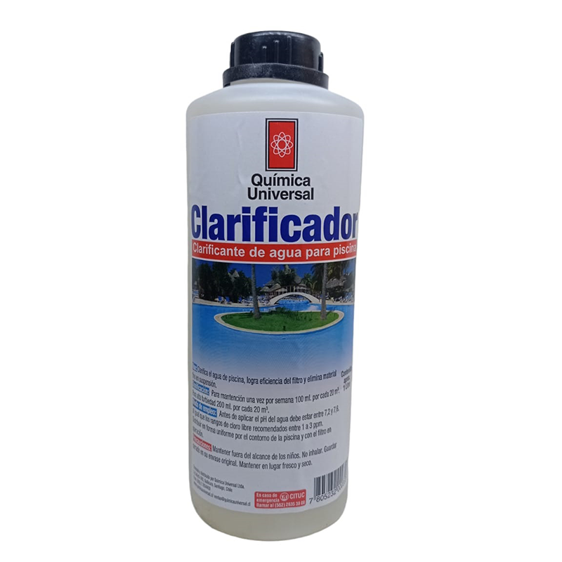 CLARIFICADOR PISCINA 1LT QUIMICA UNIVERSAL 1