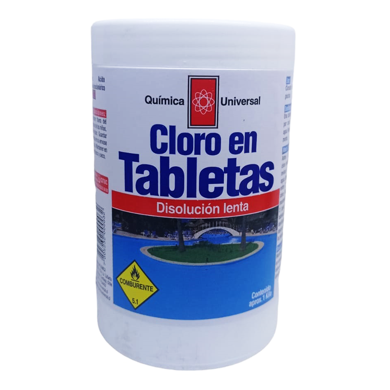 CLORO EN TABLETAS 1KG QUIMICA UNIVERSAL 1
