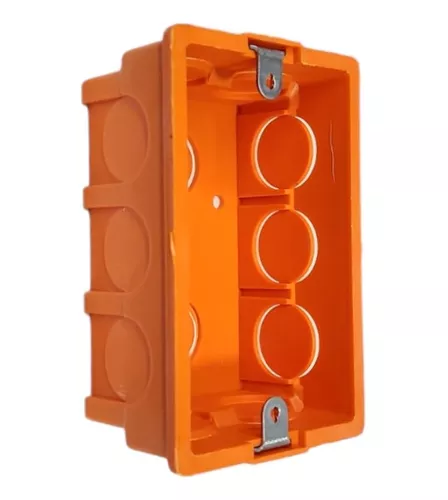 CAJA DE DISTRIBUCIÓN TABIQUE CON OREJA METÁLICA 1