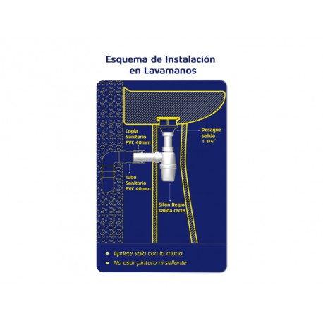 SIFON REGIO 11/4 SALIDA RECTA 2